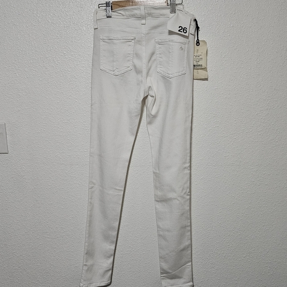 Rag and Bone bright white skinny jeans size 26 - Picture 10 of 15